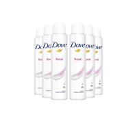 Floral 'Antiperspirant' 48H Sweat Protection Deo for Women 200ml, 6pk Dove White One Size