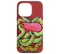 Floral Apple Snake Adam and Eve was Framed Case for iPhone 13 Pro