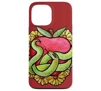 Floral Apple Snake Adam and Eve was Framed Case for iPhone 13 Pro Max