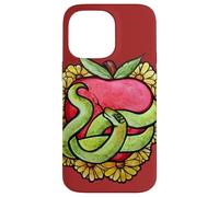 Floral Apple Snake Adam and Eve was Framed Case for iPhone 14 Pro Max