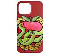 Floral Apple Snake Adam and Eve was Framed Case for iPhone 16 Pro Max