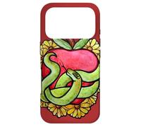 Floral Apple Snake Adam and Eve was Framed Case for iPhone 17 Pro