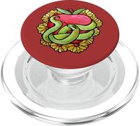 Floral Apple Snake Adam and Eve was Framed PopSockets PopGrip for MagSafe