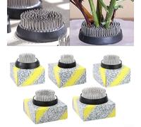 Floral Arranging Tool Round Kenzan Frog with Protective Rubber for Vases (D50)