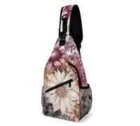Floral Art Print Sling Bag Crossbody Bags Cross Body Purse