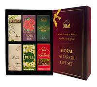 Floral Attar Set by Dukhni | 6 x 6ml Roll on Perfume Oil | Islamic Gifts