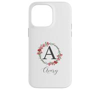 Floral Avery Name Flower Personalized Name Avery Case for iPhone 14 Pro Max