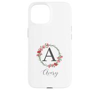 Floral Avery Name Flower Personalized Name Avery Case for iPhone 15