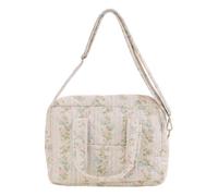 Floral Baby Diaper Tote Large Capacity Hospital Bag with Adjustable Strap