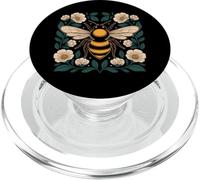 Floral Bee Tarot Cottagecore Aesthetic Mystical Nature PopSockets PopGrip for MagSafe
