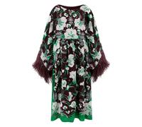 Floral Bell Sleeve Dress - female - Valentino Garavani - Midi Dresses - Multicolor - L - Dresses L