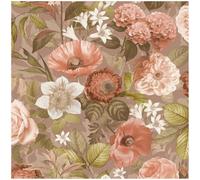 Floral Botanical Wallpaper Pink Multicoloured Paste The Wall Vinyl 10m Roll