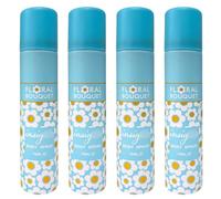 Floral Bouquet Body Spray 75ml x Pack of 4 - Elevate Your Everyday Freshness - Protect Against Odour While Enveloped in the Irresistible Scent of Blooming Flowers