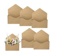 Floral Bouquet Boxes - Folding Paper Envelope Packaging, Elegant Gift Presentation Solution, Handmade Flower Packaging Style, Creative Wrapping Design Suitable With Foldable Paper Structure | Seasonal