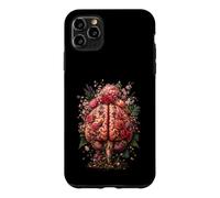 Floral Brain Rose Botanical Art Biology Lovers Gifts for Men Case for iPhone 11 Pro Max
