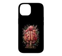 Floral Brain Rose Botanical Art Biology Lovers Gifts for Men Case for iPhone 14
