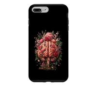 Floral Brain Rose Botanical Art Biology Lovers Gifts for Men Case for iPhone 7 Plus/8 Plus