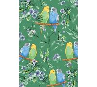 Floral Budgie Notebook: Floral Budgie Notebook, Blank Lined Notebook For Notes And Writing, Budgie 6x9 Journal, Bird Lover Diary, Budgie Notepad, ... Lover Notebook, Colourful Floral Pet Notepad,