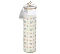 Floral Bug Garden Rose Tube Candle - Uplifting Garden Rose Scent - Whimsical Floral Bug Design - Long-Lasting Burn Time - Ideal for Gifting - Soft, Feminine Touch