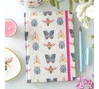 Floral Bug Print A5 Notebook