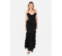 Floral Burnout Cami Maxi Dress Anaya with Love Black 12