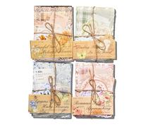 Floral Butterfly Scrapbook Paper Vintage, 400pcs Journaling Papers Lovely, Card Collage Papers for DIY Albums, Journals & Card Making