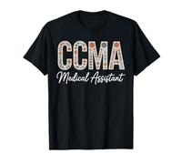 Floral CCMA Nurse Certified Clinical Medical Assistant T-Shirt