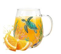 Floral Coffee Mug - Hummingbird Glass | Wildflower Bee Drinkware