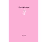 Floral color Simple. Notes: Organized Church Notes Notebook For Scriptures, Note taking, And Sermon Title