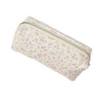 Floral Cosmetic Bag - Small Makeup Brush Bag with Makeup, Makeup Tool Storage Bag | Make Up Brush Bag Storage Bag, Travel Bag Cosmetic Organizer, Make Up Organizer Canvas Toilet Bag, c, verwijzen naar