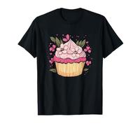 Floral Cupcake Pink Buttercream Delight T-Shirt