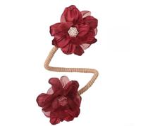 Floral Curtain Tiebacks Bendable for Sheer Curtains 2-Pack(A-Drunk-2pcs)