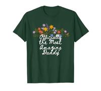 Floral Cute Officially the Most Amazing Daddy T-Shirt