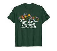 Floral Cute This is How My Office Looks Like T-Shirt