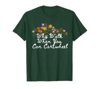 Floral Cute Why Walk When You Can Cartwheel T-Shirt
