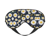 Floral Daisy Pattern Eye Mask Sleep Mask Blocks Light Perfect for Women Men Soft and Comfortable Blindfold for Travel