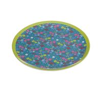 Floral Design Casey Side Plate, Curved Contemporary Breakfast Plate, Functional Breakfast Side Plate