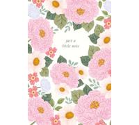 Floral Dot Grid Notebook: A Little Note: Pink Watercolor Flowers Journal for Women, 120 Dotted Pages, Gift Notebook for Notes, Journaling and Planning