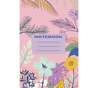 Floral Dotted Notebook: 6x9 inch | 15.24 x 22.86 cm | 100 Pages | Kids Teens Adults