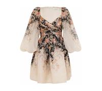 Floral Draped Mini Dress - female - Zimmermann - Short Dresses - Multicolor - S - Dresses S