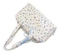 Floral Duffle Bag Canvas Waterproof Large-Capacity Flower Tote Bag | Soft Weekender Pouch, Carry On Luggage Storage for Women, Men, Girls