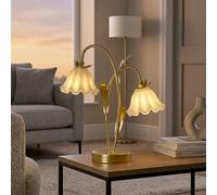 Floral Duo Stem Led Table Lamp