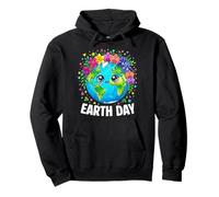 Floral Earth Day Save Cute Planet Students Teachers Pullover Hoodie