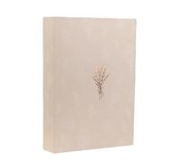 Floral Embossed Scrapbook Memory Book with Removable Pages Holds 100 Photos Ideal for Preservation Scrapbook with Insert Pages