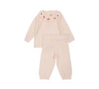 Floral-Embroidered Pointelle-Knit Set - unisex - Chloé - Kids Sets - Beige - 3 M - Kids 3 M