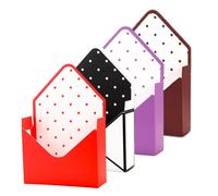 Floral Envelope Packaging Box - 10 Pack Holiday Elegant Foldable Paper Boxes, Gift Box Set | Wife Girlfriend Roses Carnations Elisiros Birthday Graduation Romantic Celebration Present Party A