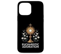 Floral Eucharistic Adoration Catholic Case for iPhone 13 Pro Max