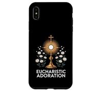 Floral Eucharistic Adoration Catholic Case for iPhone XS Max