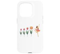Floral Evolution of Ballerina Blooming Ballet Dancer Case for iPhone 15 Pro