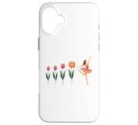 Floral Evolution of Ballerina Blooming Ballet Dancer Case for iPhone 16 Plus